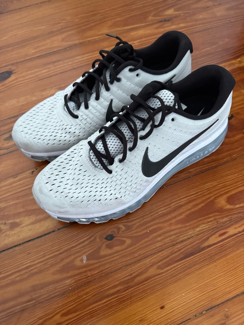 Nike Running Shoes - White with Black Interior